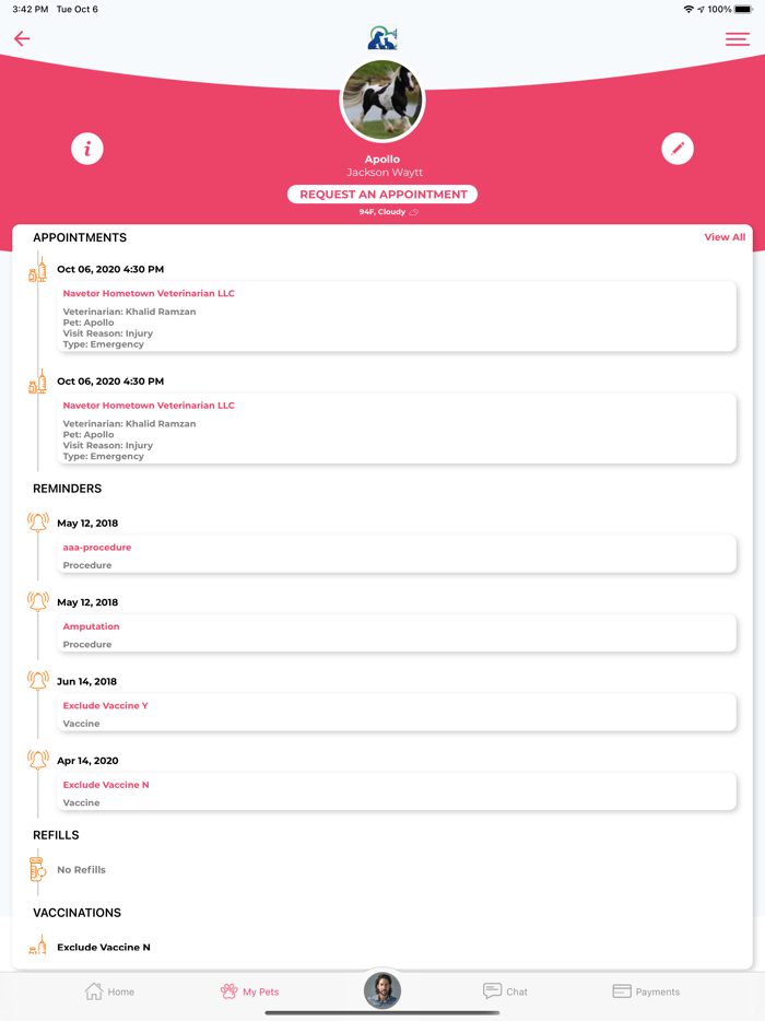 Tail HQ - Pet Health Manager