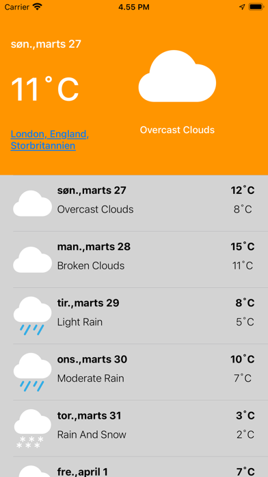 Solis Weather Screenshot