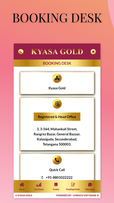 Kyasa Gold Screenshot