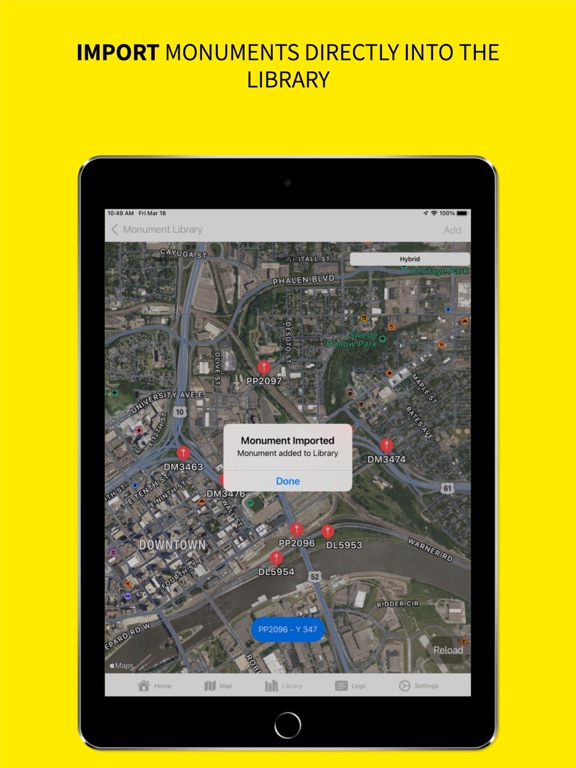 GNSS Log App iPad screenshot 5 - Productivity app