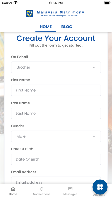 Malaysia Matrimony Screenshot