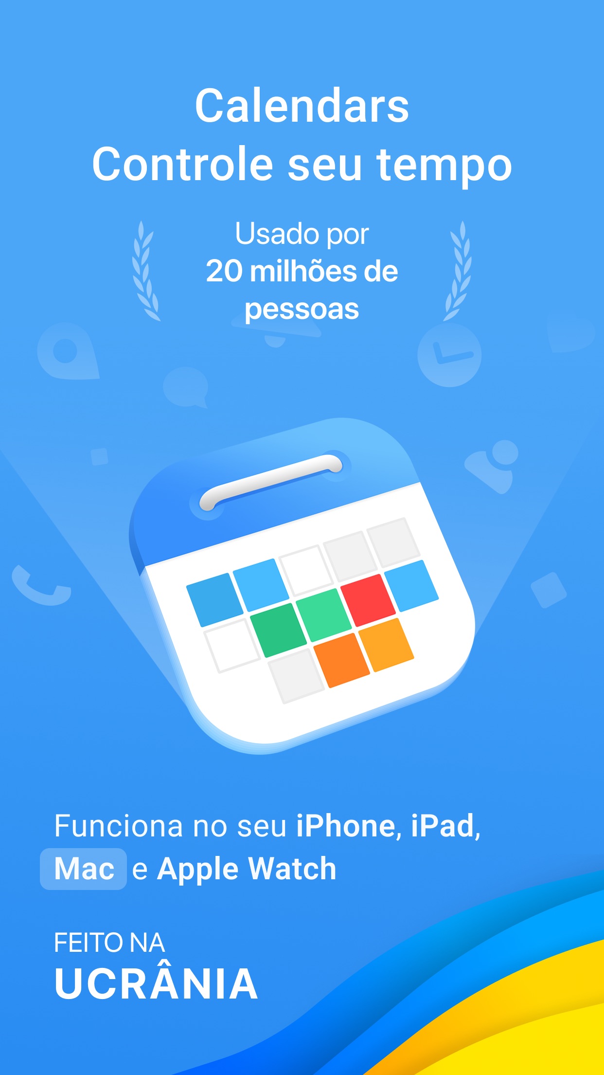 Screenshot do app Calendars: Agenda e lembretes