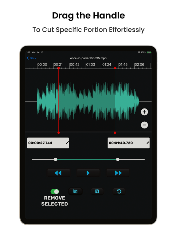 Screenshot #4 pour Audio Cutter Converter Merger