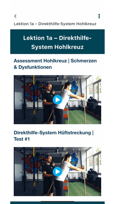 Medical Fitness App Screenshot