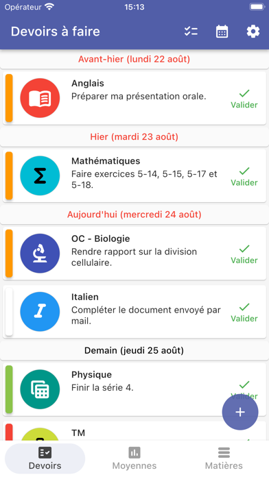 Mon Année Scolaire Screenshot