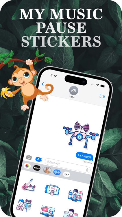 My Music Pause stickers