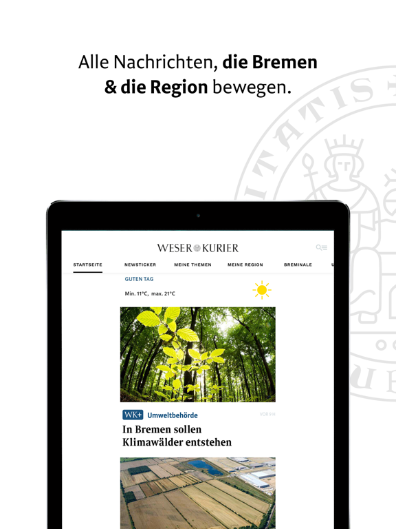 WESER-KURIER - Nachrichtenのおすすめ画像1