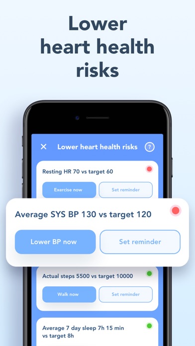 Blood pressure app BreathNow Screenshot