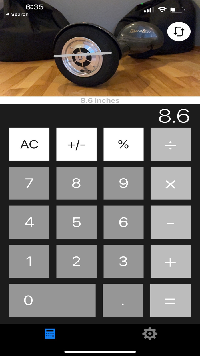 Calculator  AR Ruler BLACK 1