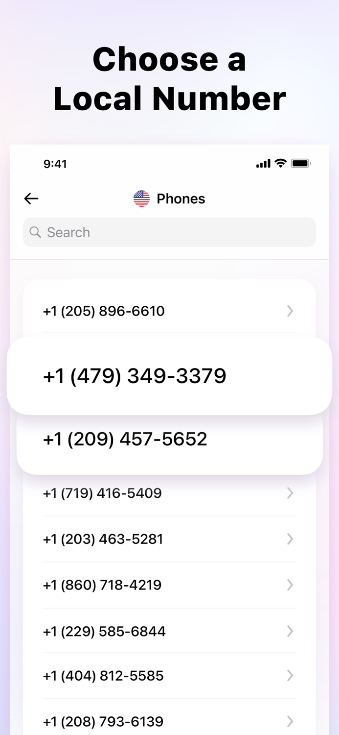 2nd • Second Line Phone Number