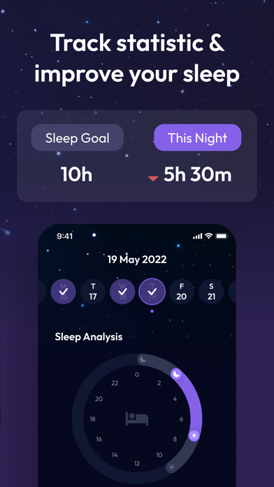 Sleep: Tracker, Relax Sounds Screenshot