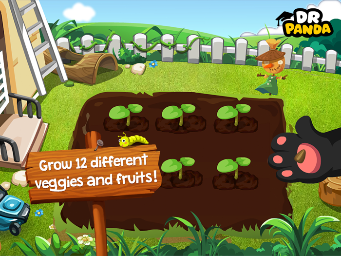 Dr. Panda Veggie Garden