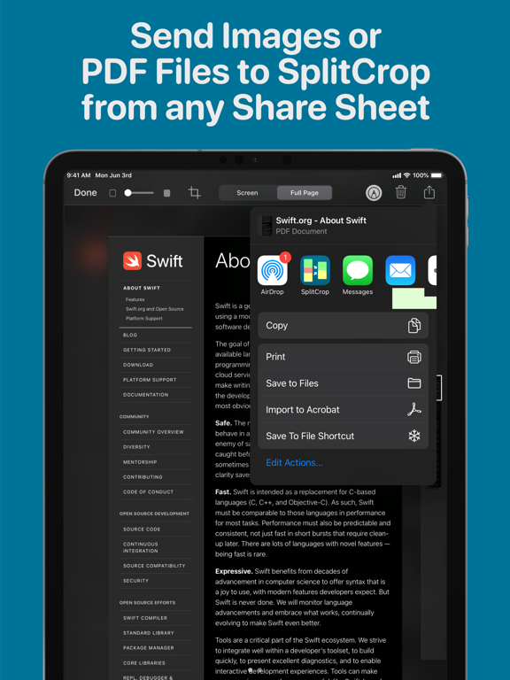SplitCrop iPad screenshot 7 - Photo & Video app