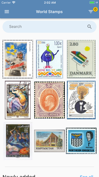 World Stamps Collecting Screenshot