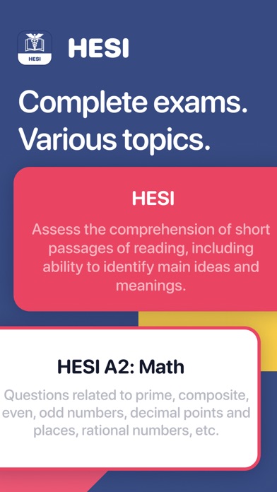Screenshot #1 pour HESI A2 Exam Prep App