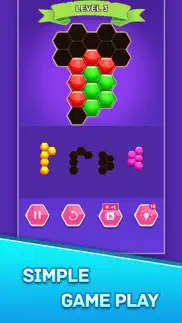 hexa block puzzle game mania iphone screenshot 1
