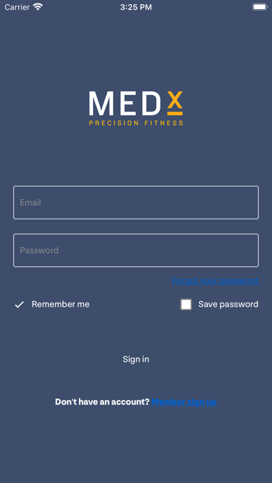 MedX Precision Fitness Screenshot