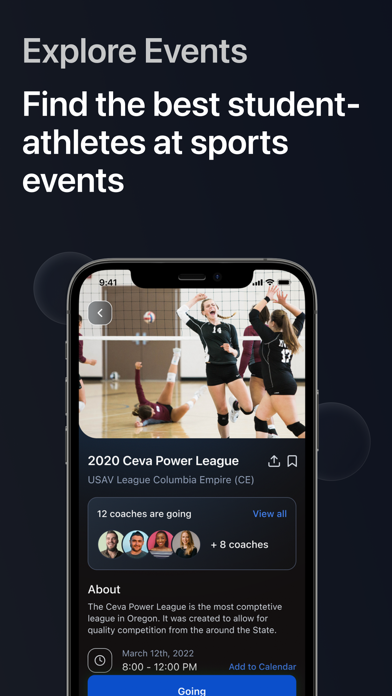 RecruitMe Sports Screenshot