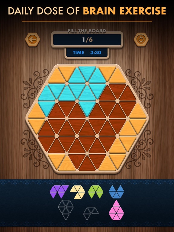 Screenshot #5 pour Woody Poly Block Hexa Triangle