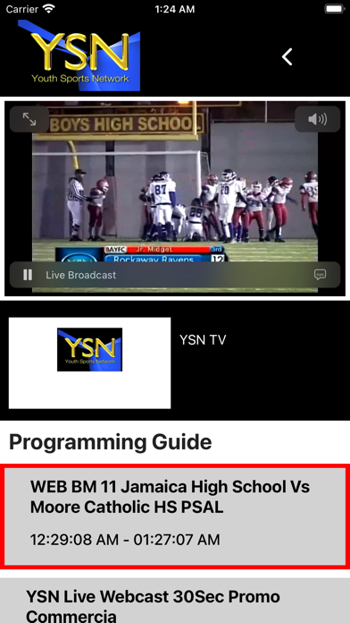 Youth Sports Network TV Screenshot