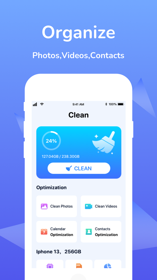 #1. Fast Clean - Clean Storage (iOS) 由: Surging River Technology Co., Ltd.