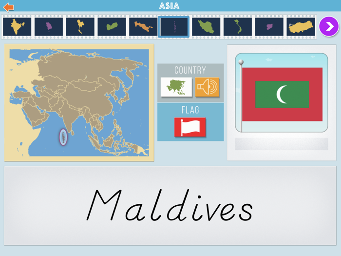 Asia - Montessori Geography