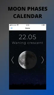 moon phases calendar app iphone screenshot 2