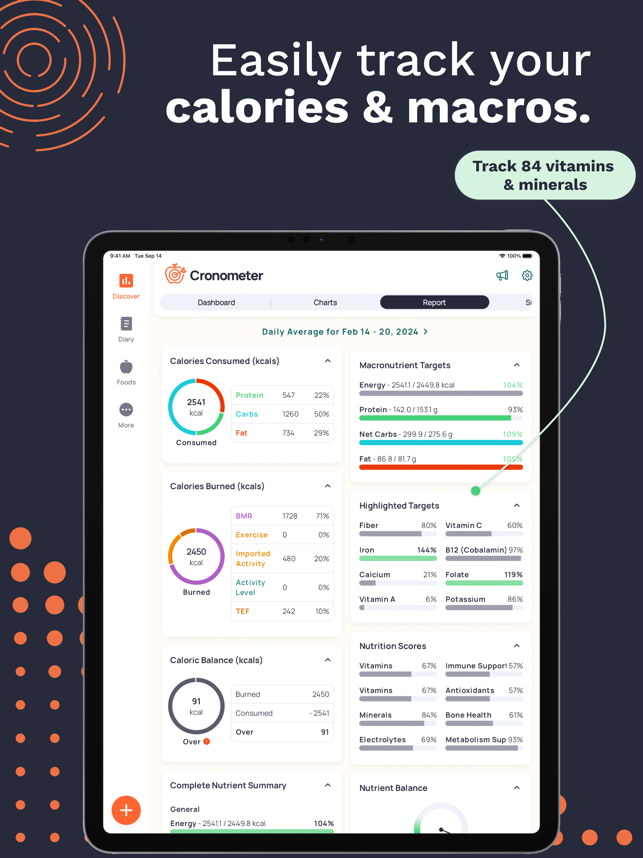 ‎Calorie Counter by Cronometer Screenshot