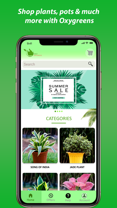 Oxygreens - Buy Plants Online Screenshot