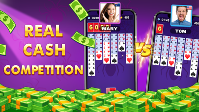 Spider Solitaire: Win Cash Screenshot