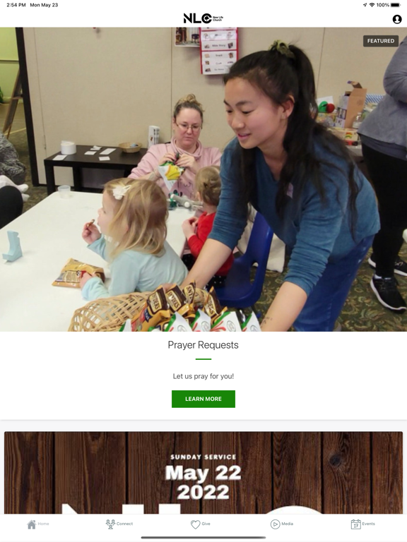 New Life Church CT iPad screenshot 1 - Lifestyle app
