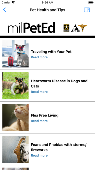 Military Pet Education Screenshot