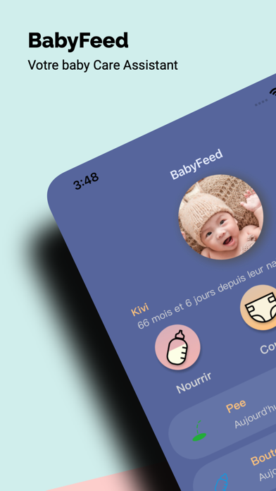 Screenshot #1 pour BabyFeed - Assistant de Bébé