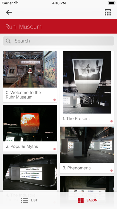 Ruhr Museum Audioguide Screenshot