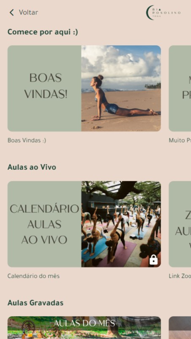 Bia Rosolino Yoga Screenshot