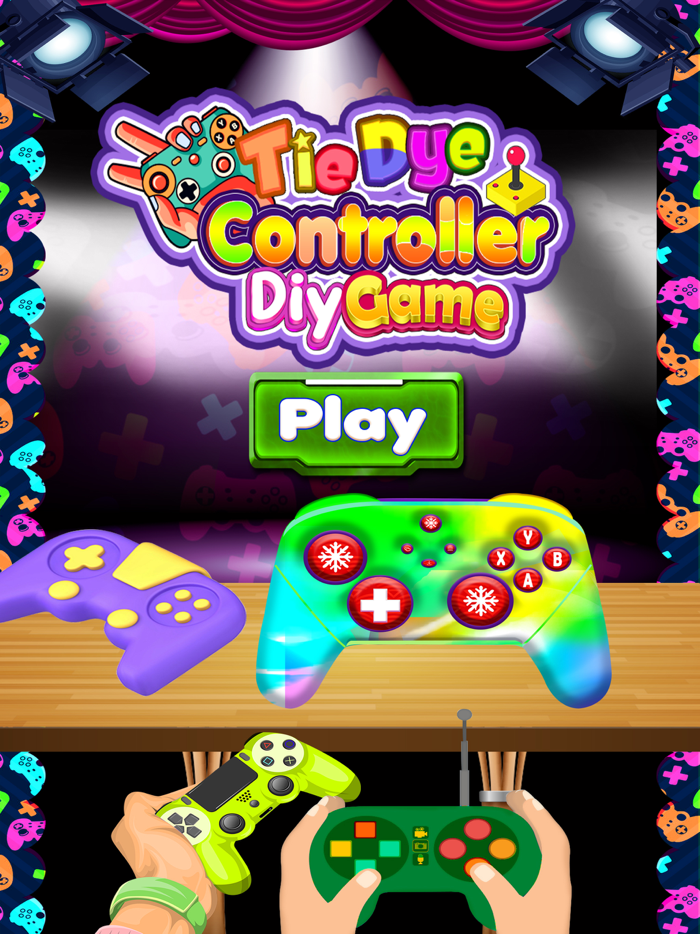 Tie Dye Controller DIY Games