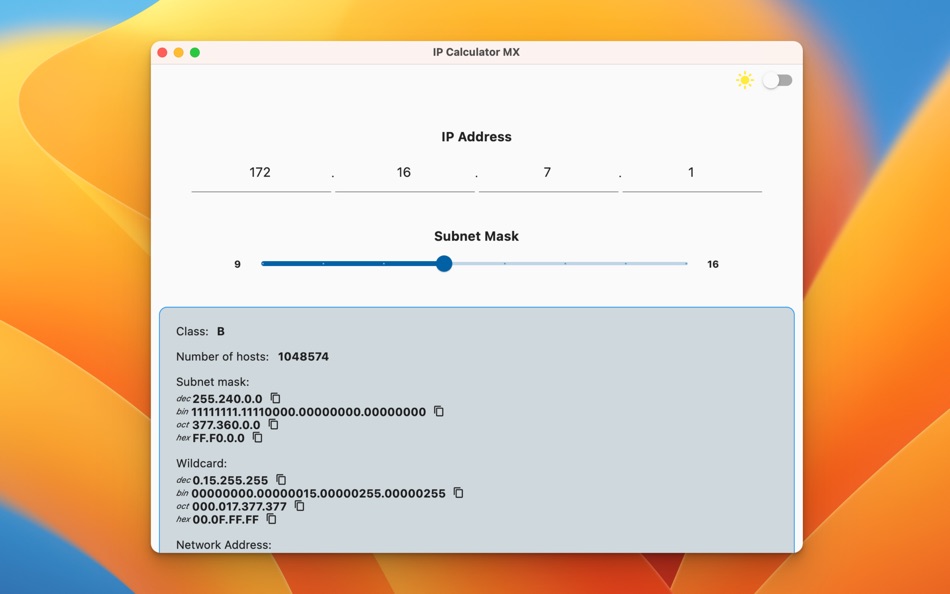 #3. IP Calculator MX (macOS) 由: Steven Pangemanan