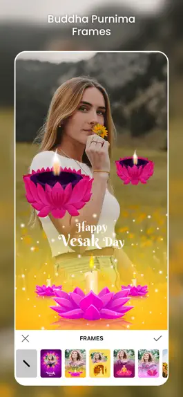 Game screenshot Buddha Purnima Photo Frames apk