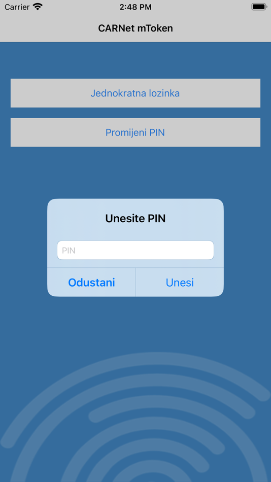 #2. CARNet mToken (iOS) Podle: CARNET