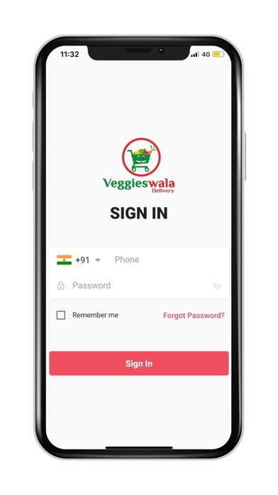 VeggiesWala Delivery App Screenshot