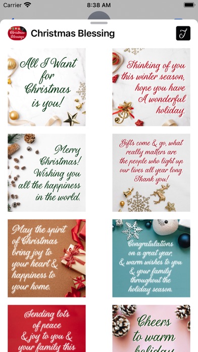 Christmas Blessings Screenshot