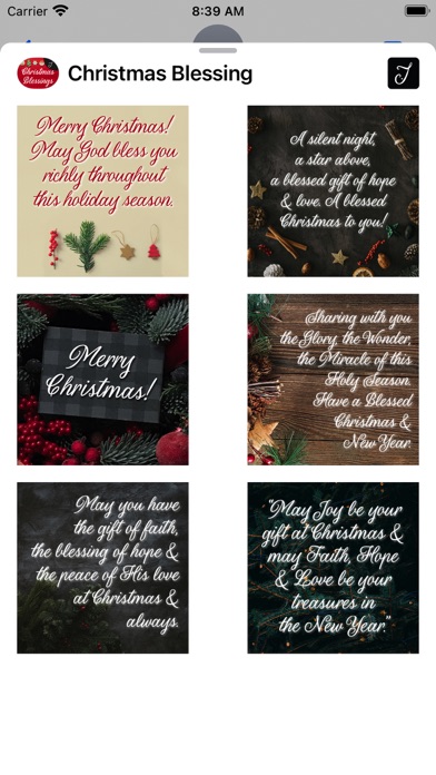 Christmas Blessings Screenshot