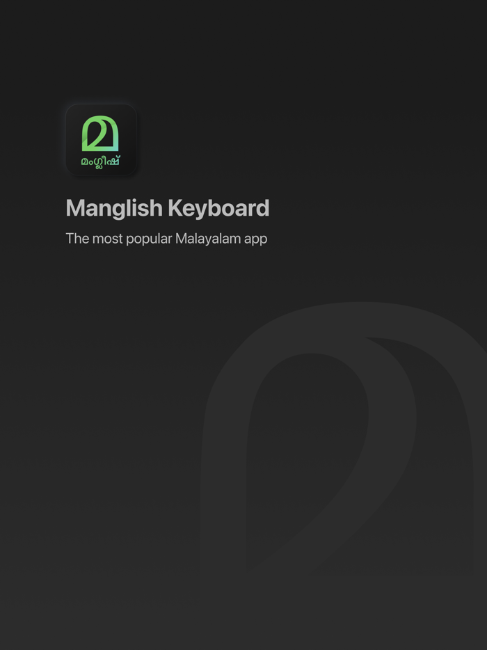 Manglish Keyboard