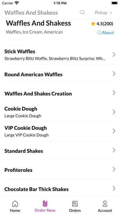 Waffles And Shakess Leicester Screenshot