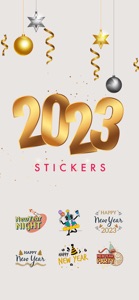 New Year 2023 Stickers! screenshot #1 for iPhone
