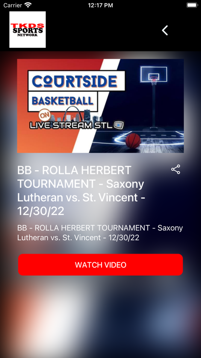 TKDS Sports Network Screenshot