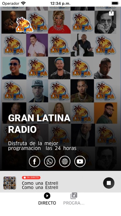 Gran Latina Radio Screenshot