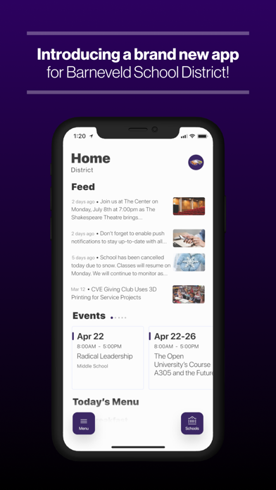 Barneveld School District Screenshot 1 - AppWisp.com