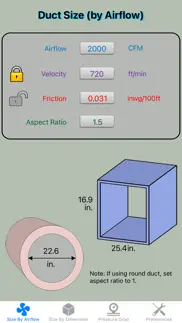 duct calculator elite iphone screenshot 1