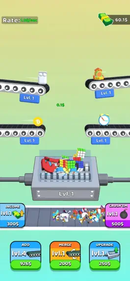 Game screenshot Idle Crusher Simulation Game apk